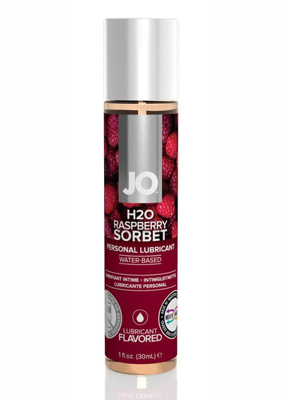JO H2o Water Based Flavored Lubricant Raspberry Sorbet - 1oz