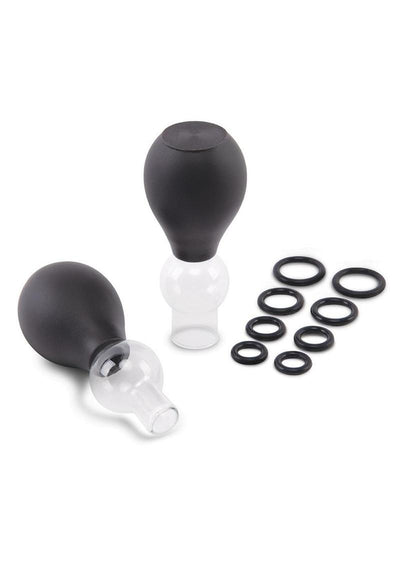 Size Up Classic Nipple Pump - Black/Clear - Set