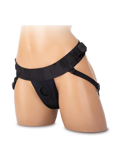WhipSmart Jock Strap Harness - Black - One Size