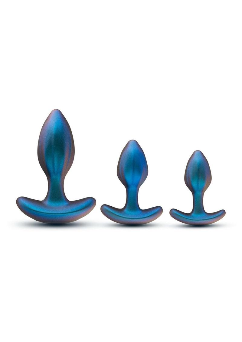 Anal Adventures Matrix Cosmos Plug Kit Silicone Anal Plug Set - Lunar