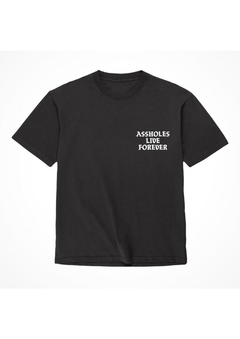 Assholes Live Forever Assholes Live Forever T-Shirt - Black - XLarge