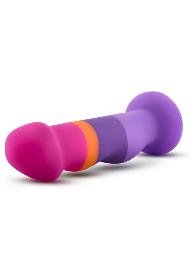 Avant D3 Summer Fling Silicone Dildo - Multicolor - 8in