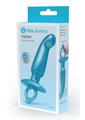 B-Vibe Hither Silicone Plug - Blue