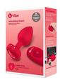 B-Vibe Vibrating Heart Shape Jewel Rechargeable Silicone Anal Plug with Remote