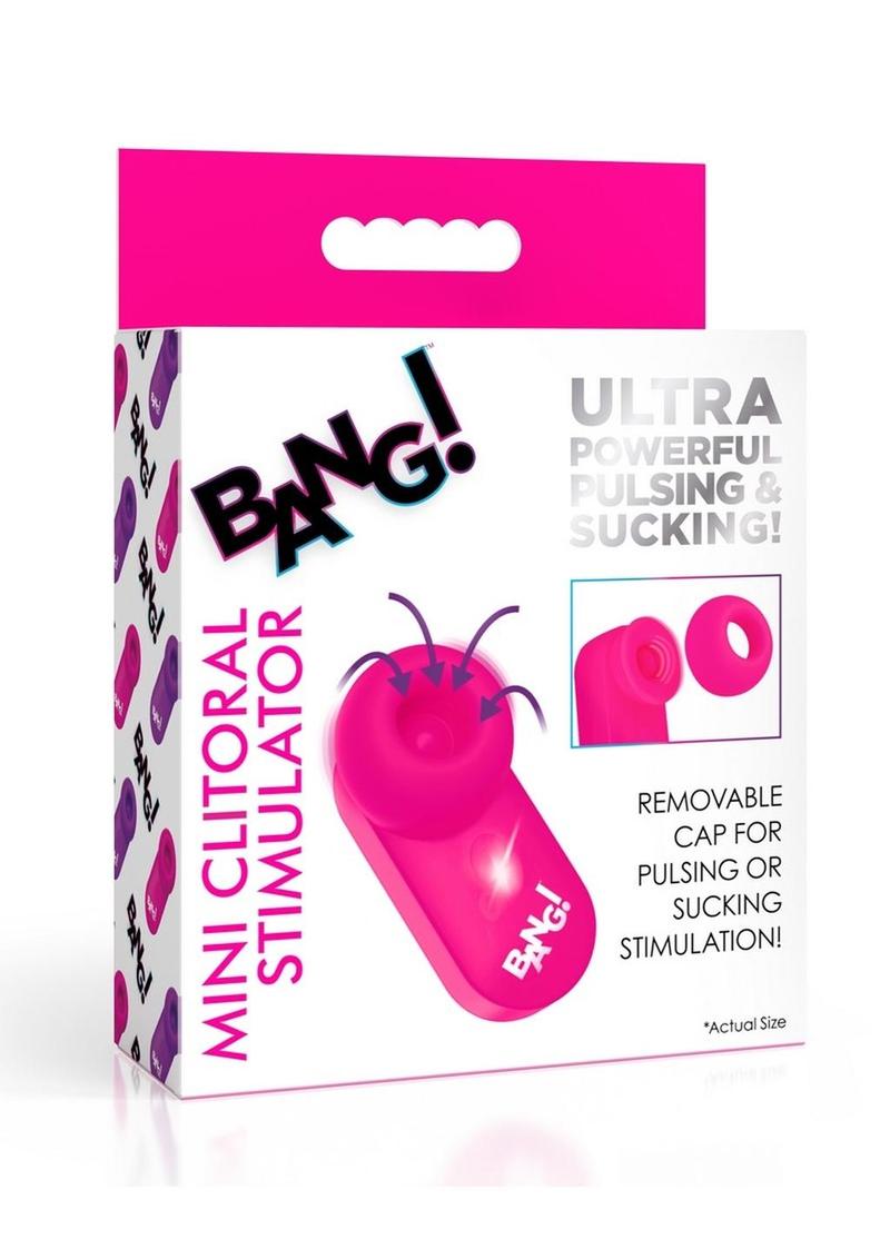 Bang! Mini Clitoral Silicone Rechargeable Stimulator - Pink