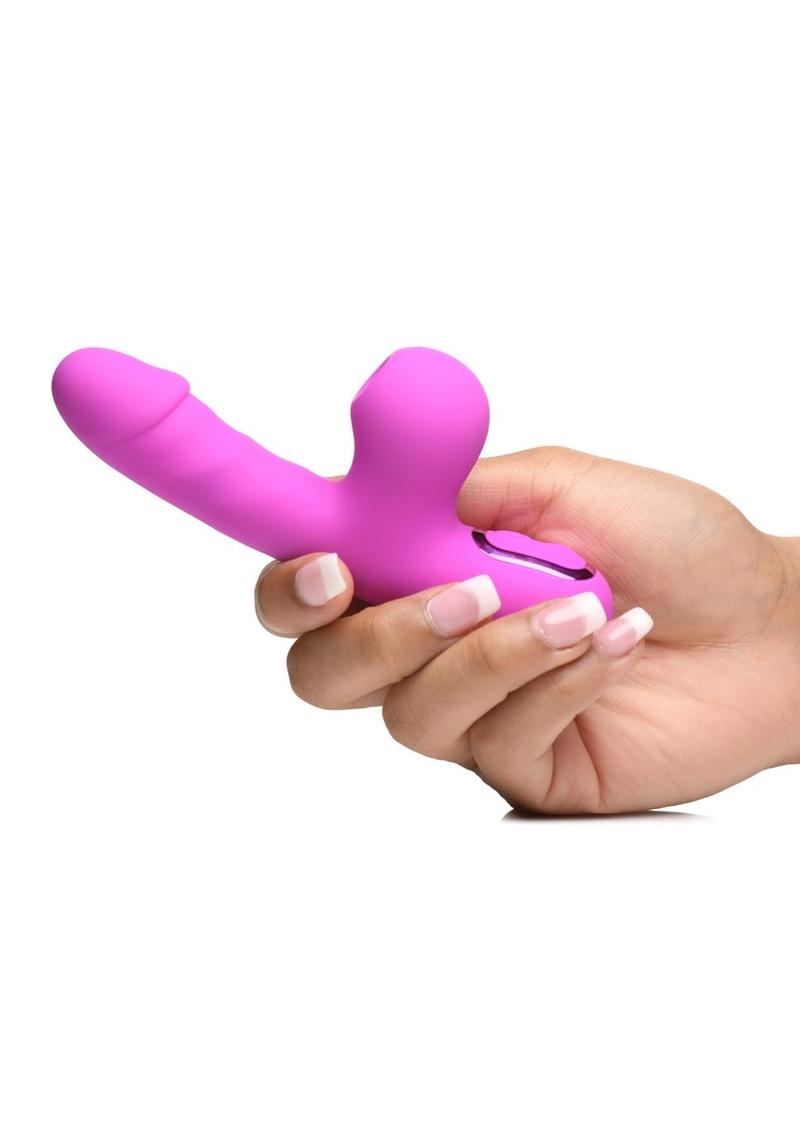 Bang! Mini Suction Rabbit Silicone Rechargeable Vibrator