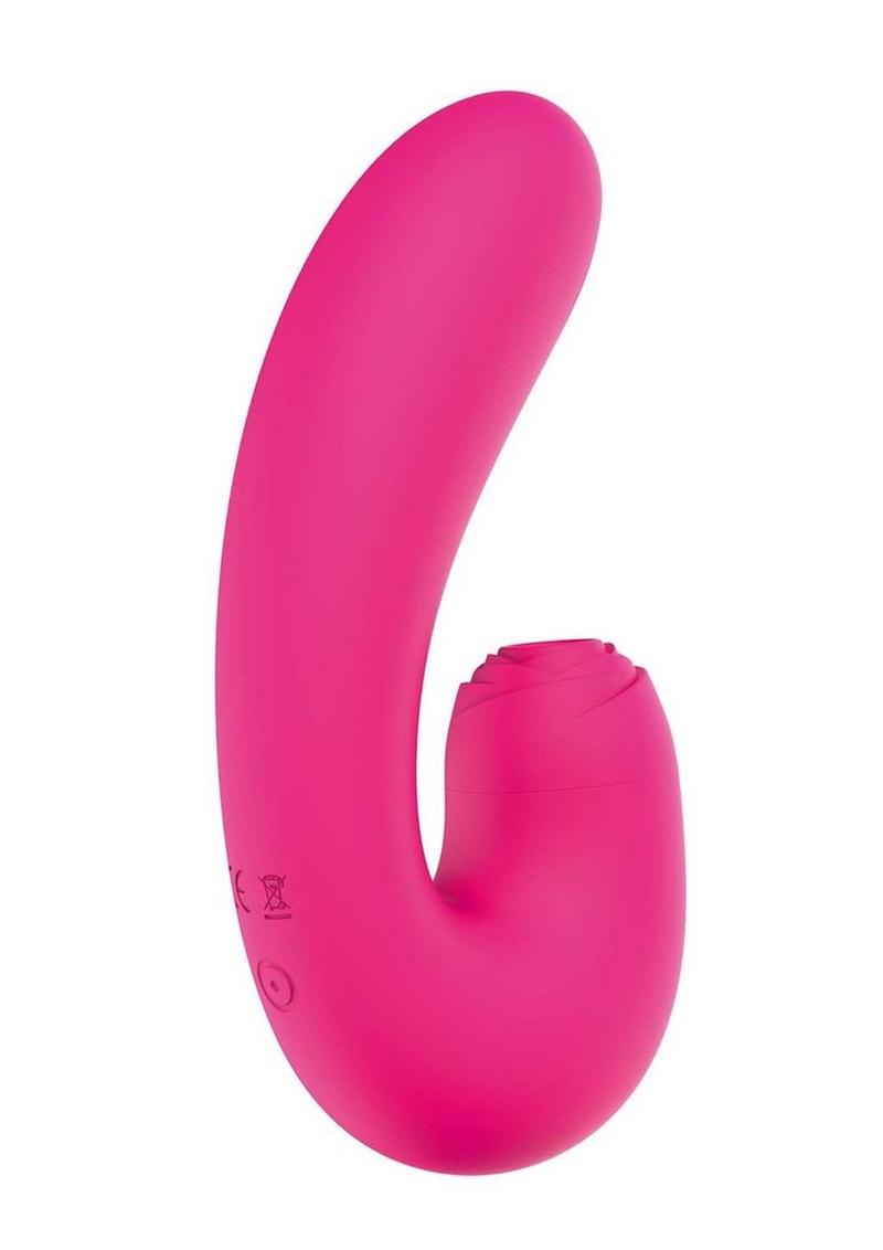 Blaze Suction Thumper Rechargeable Silicone Vibrator Clitoral Stimulator