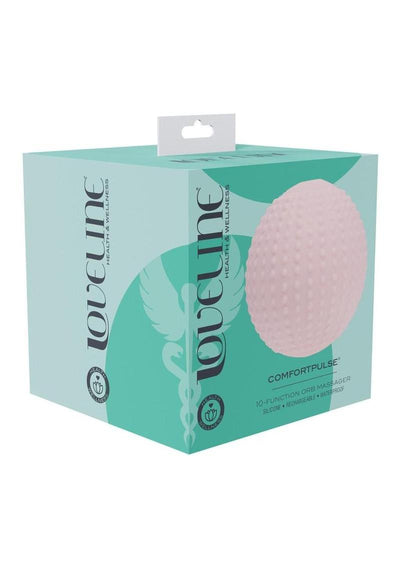 Loveline Comfortpulse 10 Function Silicone Rechargeable Massager - Pink