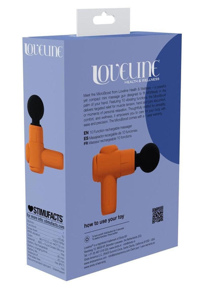 Loveline Microboost 10 Function Vibrating Rechargeable Silicone Massager