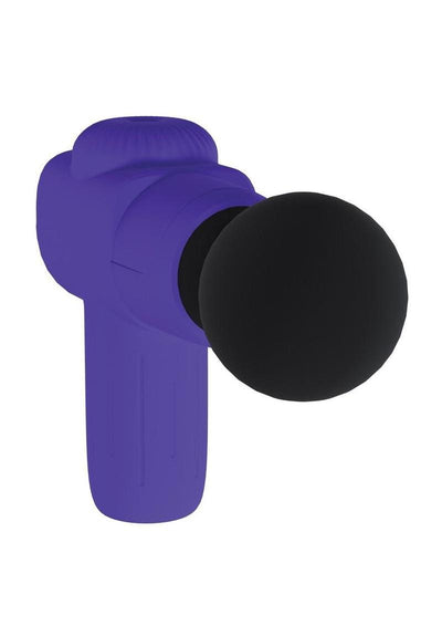 Loveline Microboost 10 Function Vibrating Rechargeable Silicone Massager - Purple