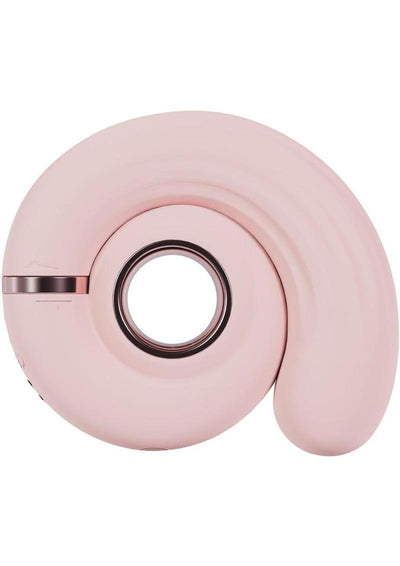 Loveline Tourner 10 Speed Silicone Rechargeable Vibrating Swirl Clitoral Stimulator - Pink