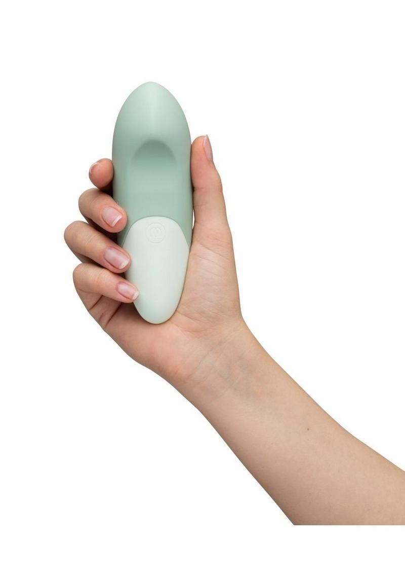 Womanizer Vibe Rechargeable Silicone Clitoral Vibrator - Sage - Green