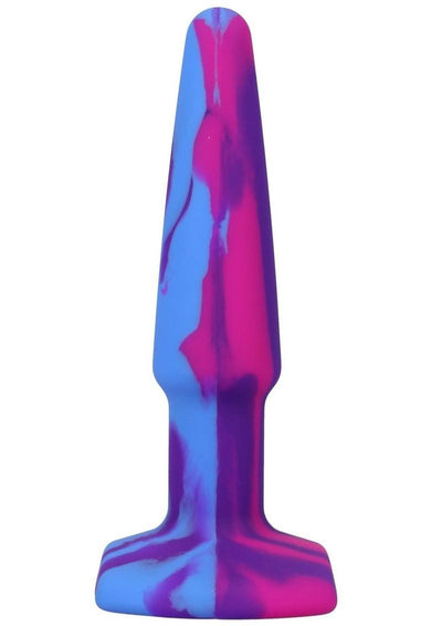 A-Play Groovy Silicone Anal Plug 4in - Fuschia