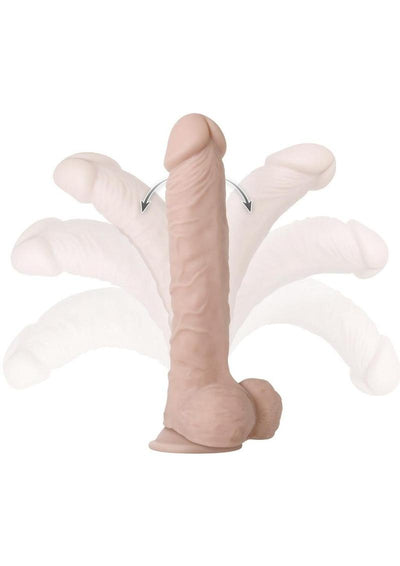 Adam and Eve - Adam's Poseable True Feel Cock Dual Density Realistic Dildo with Balls