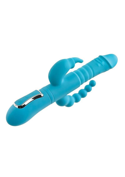 Adam and Eve - Eve's Thrusting Triple Joy Rechargeable Silicone Rabbit