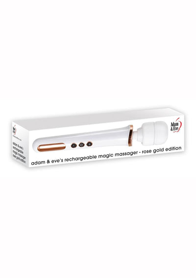 Adam and Eve 's Rechargeable Magic Massager - Gold/Rose Gold/Rose Gold Edition