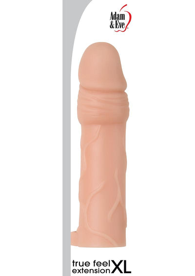 Adam and Eve True Feel Penis Extension XL - Flesh/Vanilla