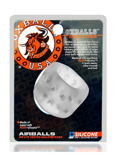 Airballs Air-Lite Silicone Ballstretcher - Clear/Clear Ice