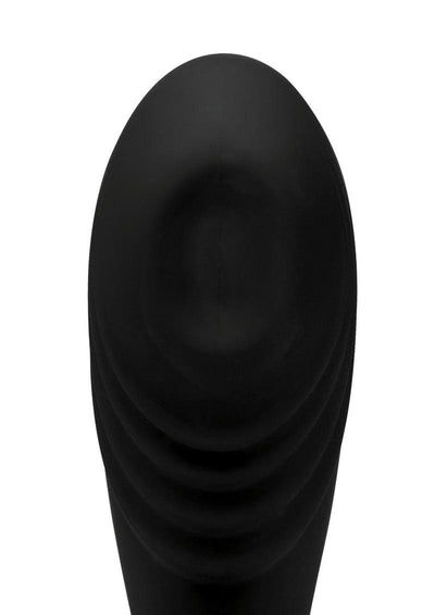 Alpha-Pro 7x P-Thump Rechargeable Vibrating Tapping Silicone Prostate Stimulator