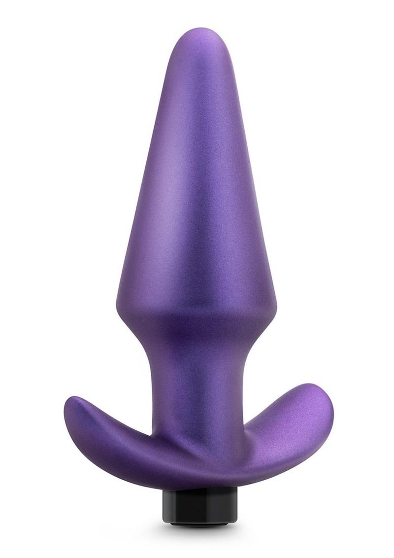 Anal Adventures Matrix Interstellar Plug Rechargeable Silicone Anal Plug - Astro - Purple/Violet