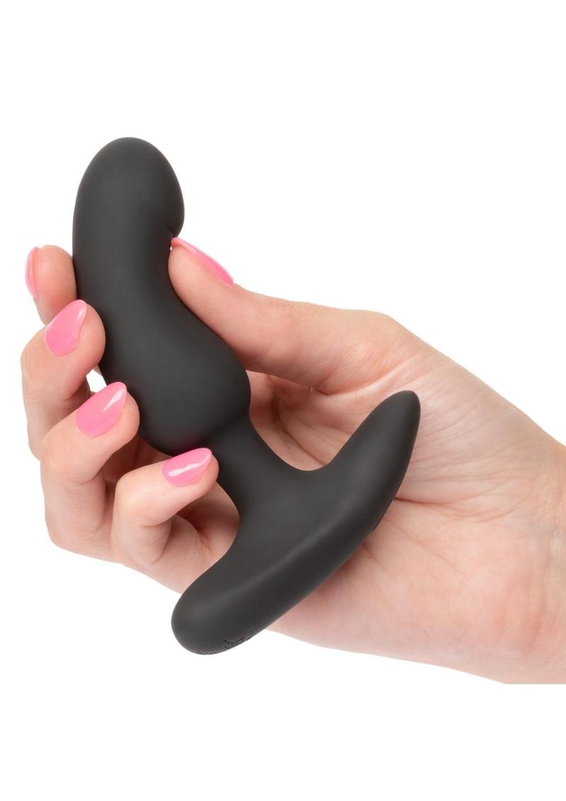 Anal Toys Rechargeable Curved Probe Silicone Anal Stimulator