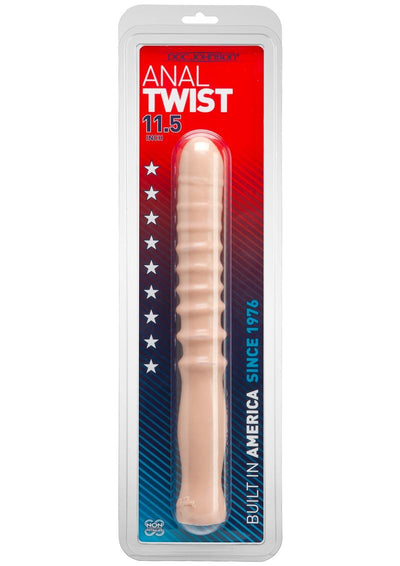 Anal Twist Probe with Easy-Grip Handle - Vanilla