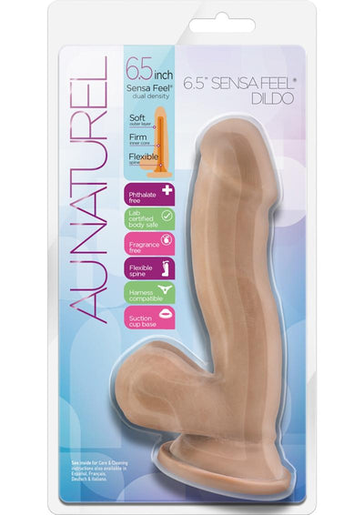 Au Naturel Sensa Feel Dildo - Caramel - 6.5in