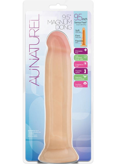 Au Naturel Sensa Feel Magnum Dildo - Vanilla - 9.5in