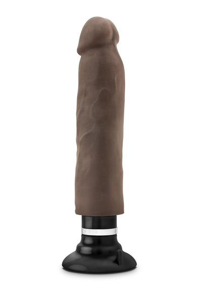 Au Naturel Sensa Feel Magnum Vibrating Dildo - Chocolate - 11in