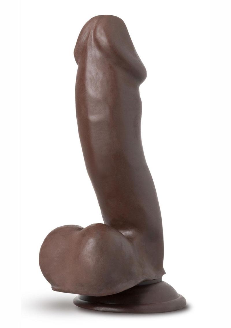 Au Naturel Troy Dildo - Chocolate - 6in