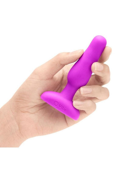 B-Vibe Novice Plug Rechargeable Silicone Anal Plug with Remote Control