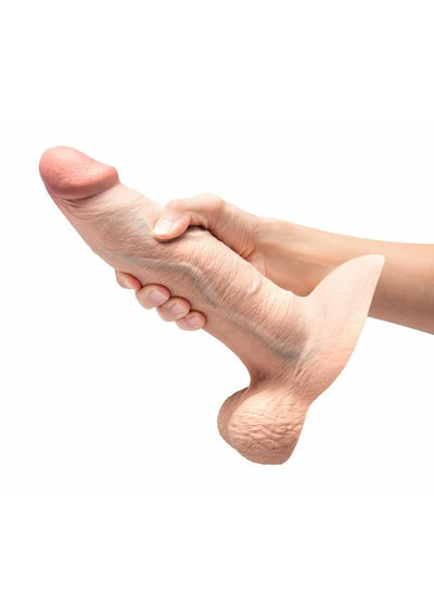 B-Vibe Slipskin Realistic Silicone Girthy Dildo