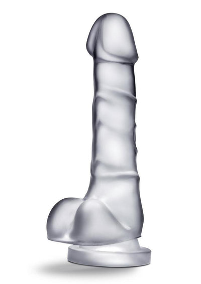 B Yours Diamond Quartz Dildo - Clear - 7.5in