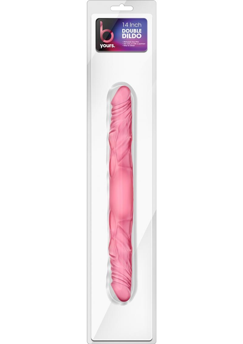 B Yours Double Dildo - Pink - 14in