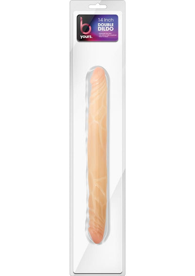 B Yours Double Dildo - Vanilla - 14in