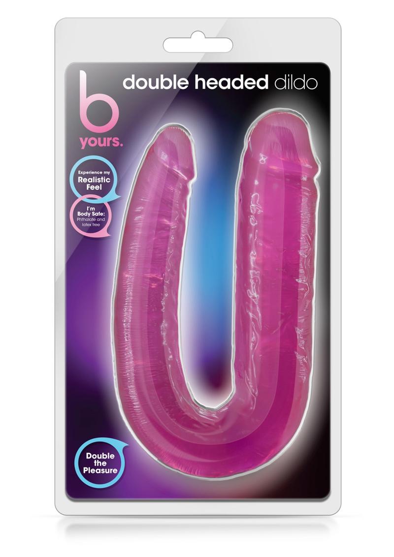 B Yours Double Headed Dildo - Pink - 18in