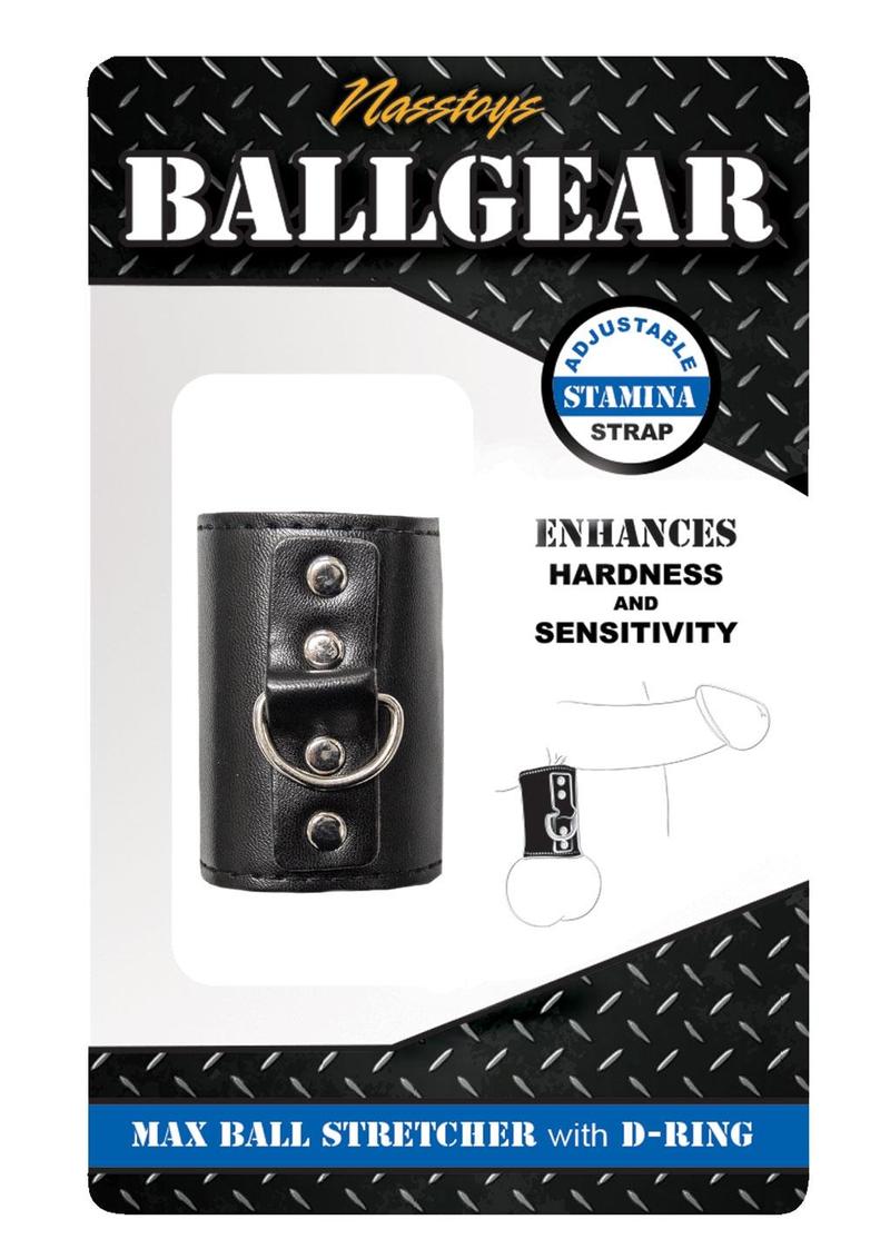 Ballgear Iron Max Ball Stretcher with D-Ring - Black