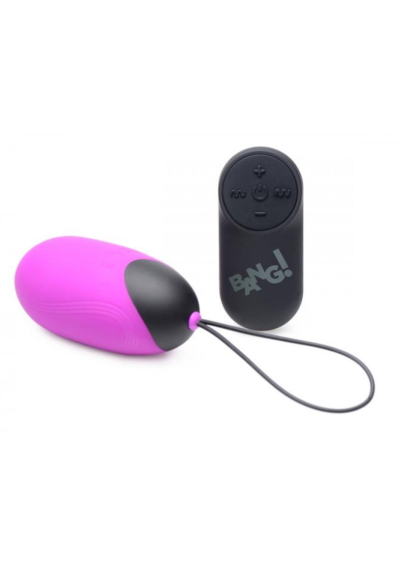 Bang! XL Vibrating Egg - Purple - XLarge