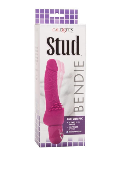 Bendie Stud Cliterrific Vibrator - Pink