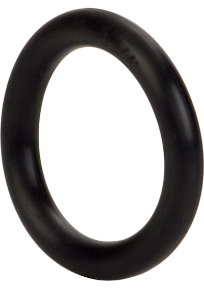 Black Rubber Cock Ring - Black - Small