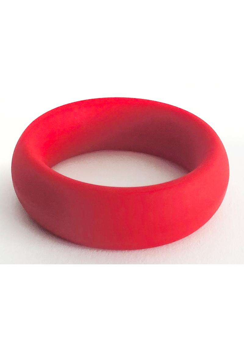 Boneyard Meat Rack Beef Up Bulge Ring 3x Stretch Silicone Cock Ring - Red