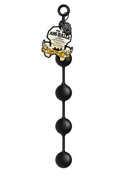 Boneyard Silicone Ass Ballz Anal Beads - Black - Large