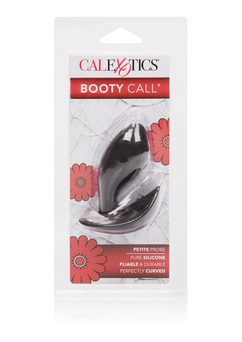 Booty Ball Petite Probe Silicone Butt Plug - Black