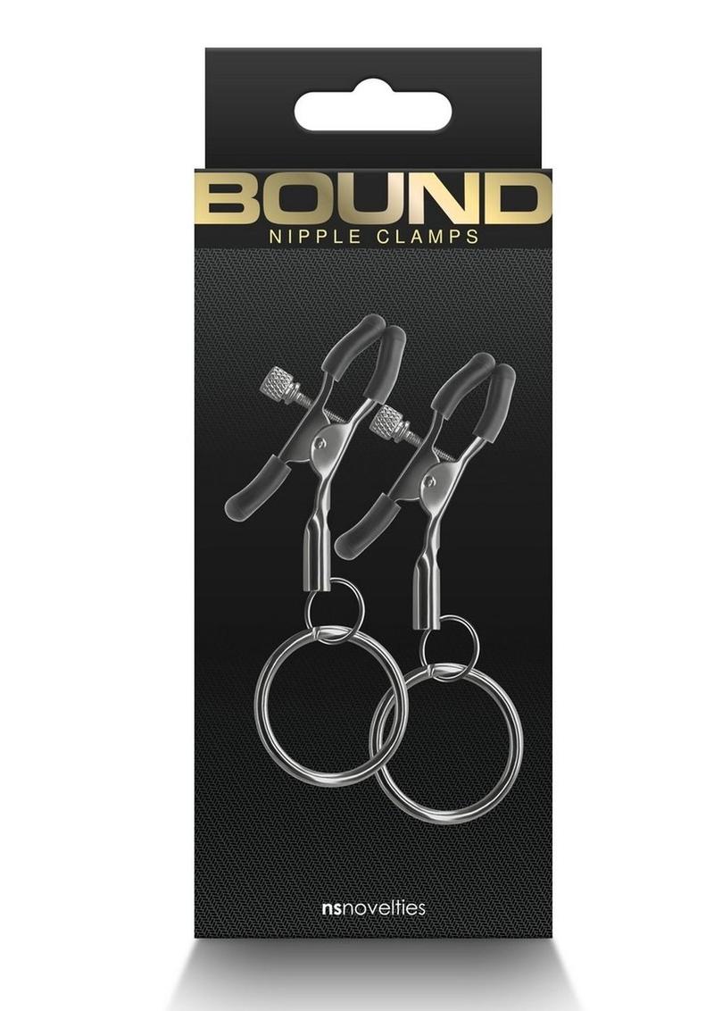 Bound Nipple Clamps C2 - Gray/Grey/Gun Metal/Metal