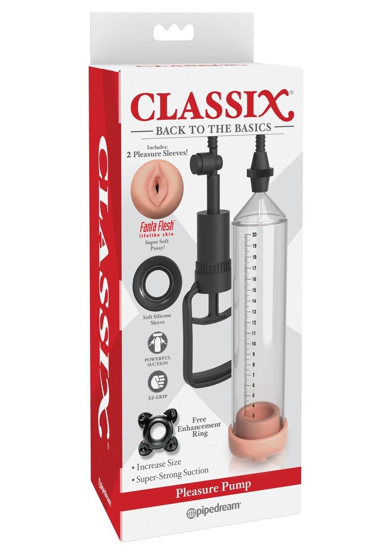 Classix Pleasure Penis Pump - Clear