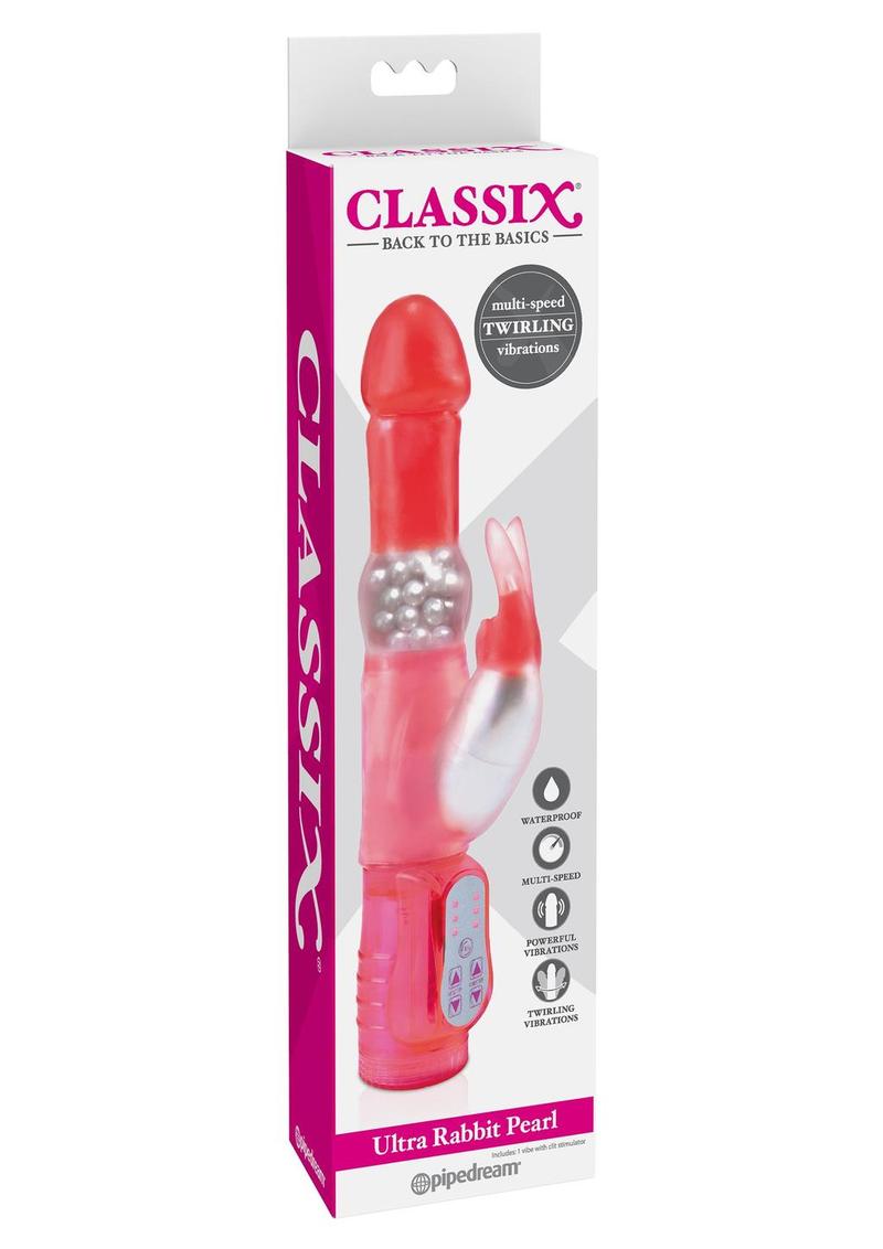 Classix Ultra Rabbit Pearl Vibrator - Pink