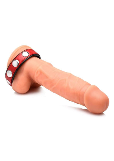 Cock Gear Leather Speed Snap Cock Ring