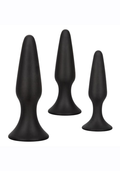 Colt Silicone Anal Trainer Kit - Black - Set Of 3