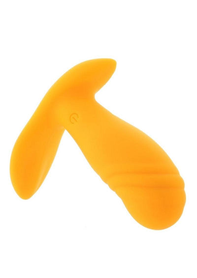 Creamsicle Silicone Rechargeable Wearable Vibrator with Remote Control