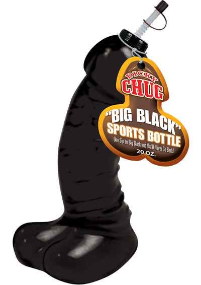 Dicky Chug Big Black Sports Bottle - Black - 20 Ounce